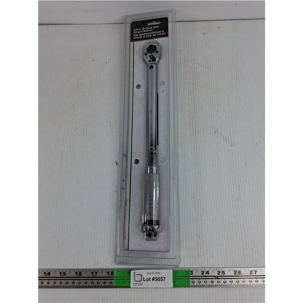 3/8" Drive Click Type Torque Wrench