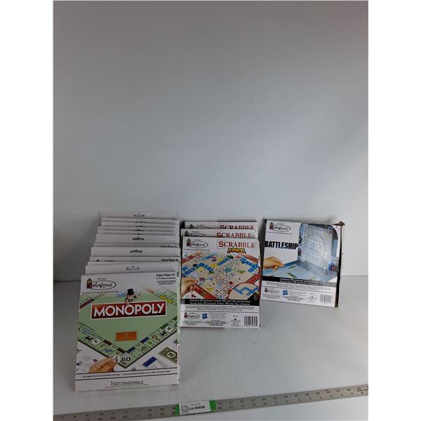 Board Games- Monopoly, Scrabble, Battleship All Appear NIB