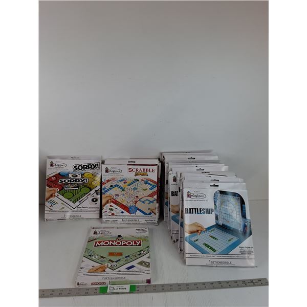 Various Board Games- Battleship, Monopoly, Sorry, Scrabble, All Appear NIB