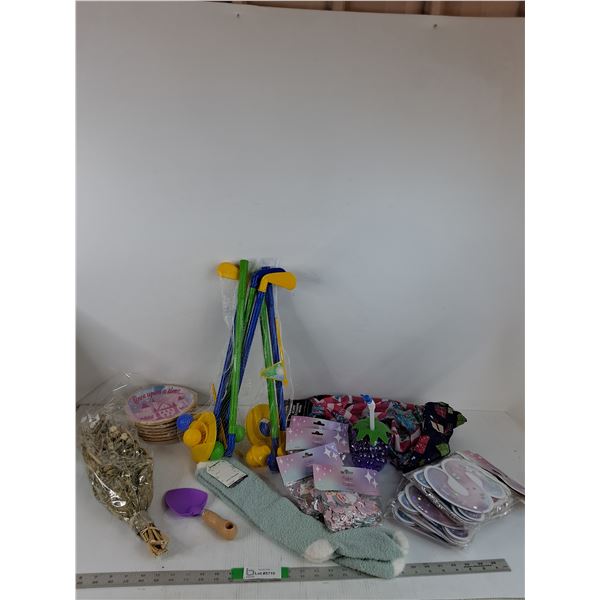 Party Banners, Scarfs, Paper Plates, Misc
