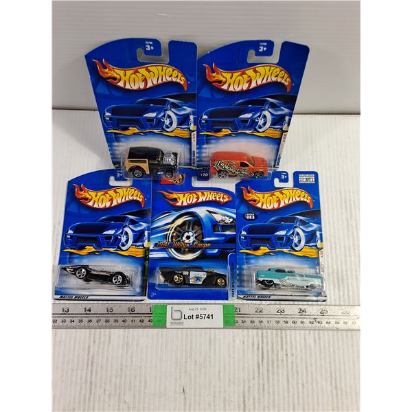 (5) Hot Wheels Cars (NIB)