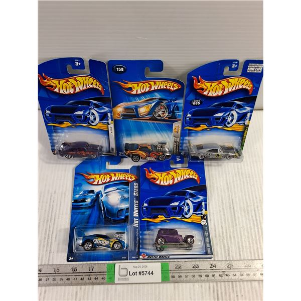 (5) Hot Wheels Cars (NIB)