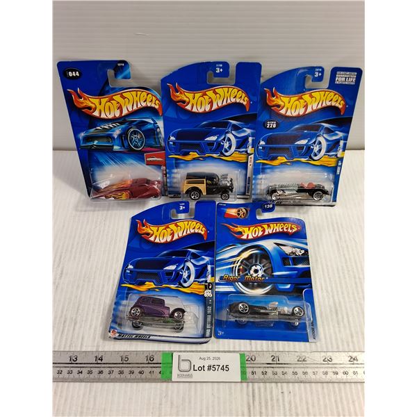 (5) Hot Wheels Cars (NIB)