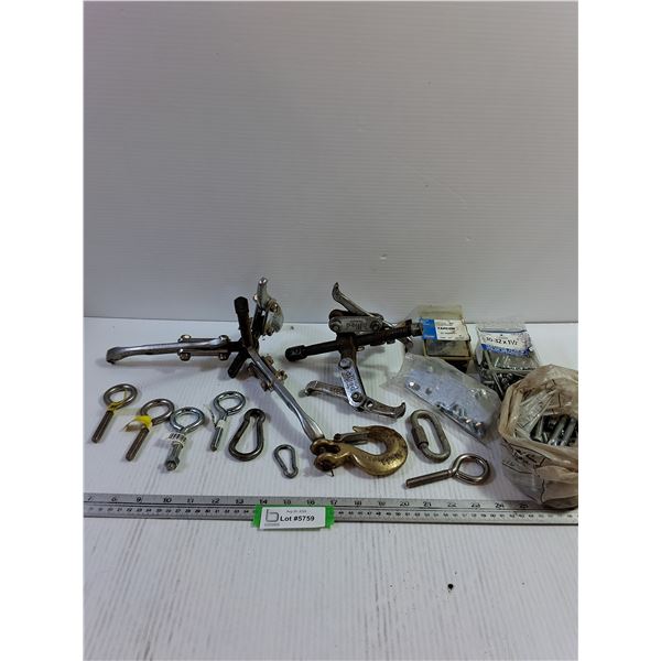 Jaw Pullers, Lifting Eye Bolts, Hook, Screws, Etc