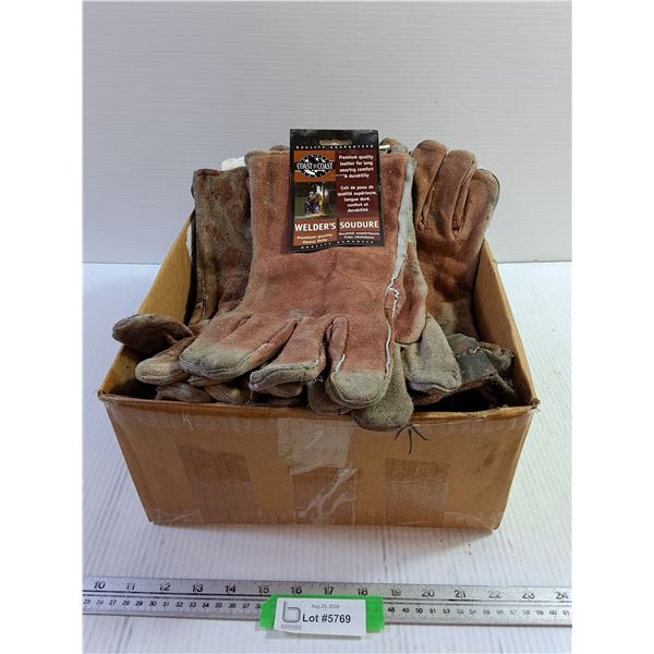 10 Pairs Heavy Duty Welding Gloves