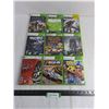 Image 1 : (9) XBOX 360 Video Games - Pac-Man, Nascar, Halo