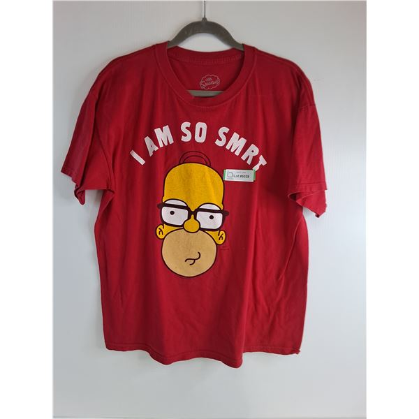 Homer Simpson "I Am So Smrt" Large T-Shirt