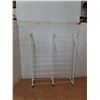 Image 1 : *Freestanding White Multi-Tier Metal Wine Rack 32"x39"x9" ( as is, cannot ship)