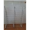 Image 2 : *Freestanding White Multi-Tier Metal Wine Rack 32"x39"x9" ( as is, cannot ship)