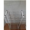 Image 4 : *Freestanding White Multi-Tier Metal Wine Rack 32"x39"x9" ( as is, cannot ship)
