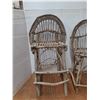 Image 2 : *Rustic Bentwood And Willow Twig Bar Stools Up To 18"x18"x45" ( as is, cannot ship)