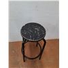 Image 3 : *Black Metal Tubular Frame Utility Stool 16.5"x31" ( as is, cannot ship)