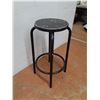 Image 4 : *Black Metal Tubular Frame Utility Stool 16.5"x31" ( as is, cannot ship)
