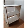 Image 4 : *White 2-Shelf Open Bookcase 24"x16"x30" ( as is, cannot ship)