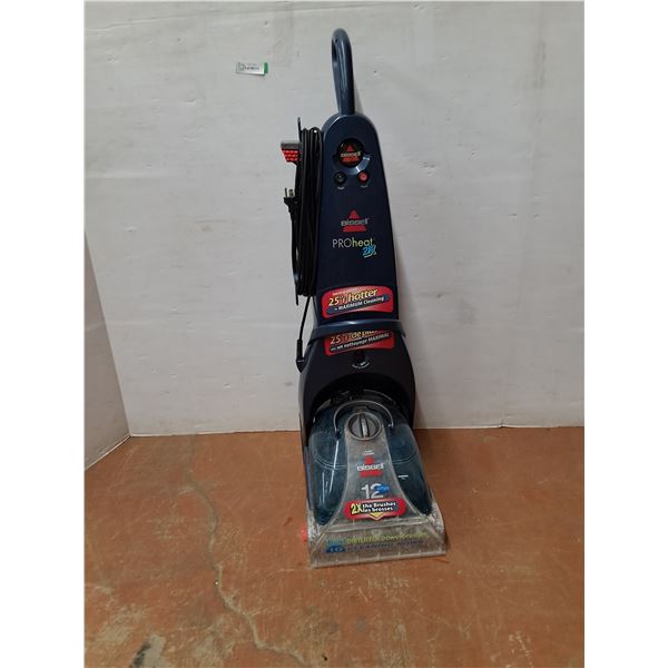 *BISSELL ProHeat 2X Upright Deep Carpet Cleaner 19"x13"x43" ( powers on, as is, cannot ship)