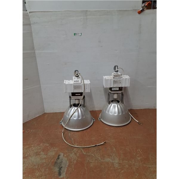 *(2)Cooper Lumark 400-Watt HID High-Bay Light Fixtures 26" ( as is, cannot ship)