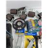 Image 4 : Muntz Car Stereo, 4 Way Master Key, Furniture Wheels, Presto Pin, Angle Grinder Blade, Brackets, Mis