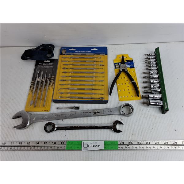 Combo Wrenches, Torx Sockets, Sculpting Tools, Needle Nose Pliers
