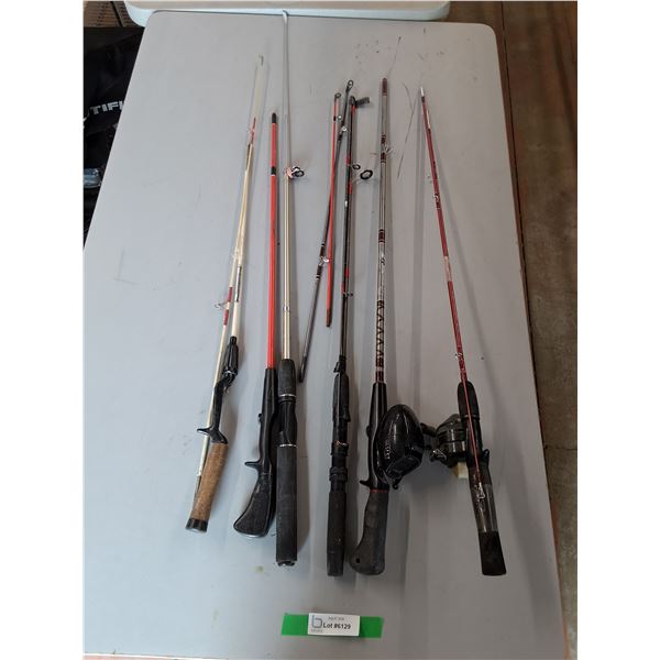 (6) Fishing Rods - As Is, Pickup Only