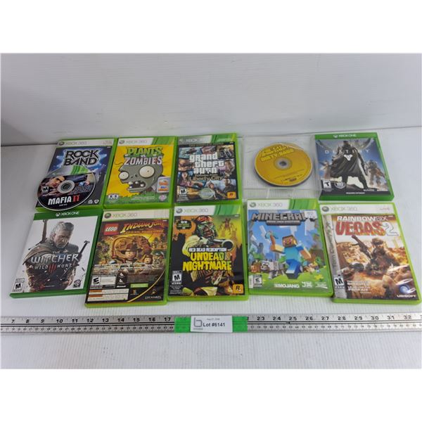 Assorted Xbox Games - Indiana Jones, Destiny, GTA Liberty City, Misc