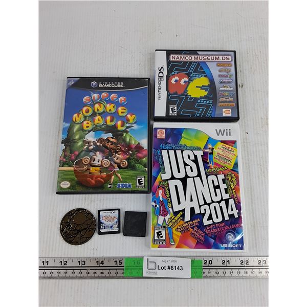 Assorted Games - Wii, Nintendo DS, Nintendo Gamecube, Pokemon Token