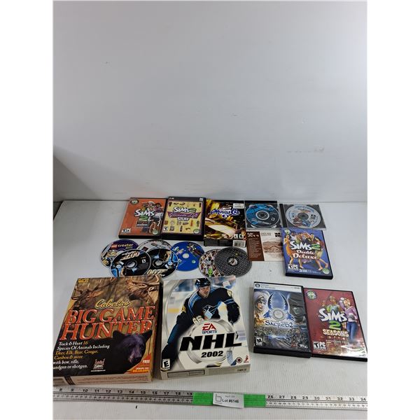 Assorted Games - The Sims 2, Lego Creator, Muscle Car 3, Misc
