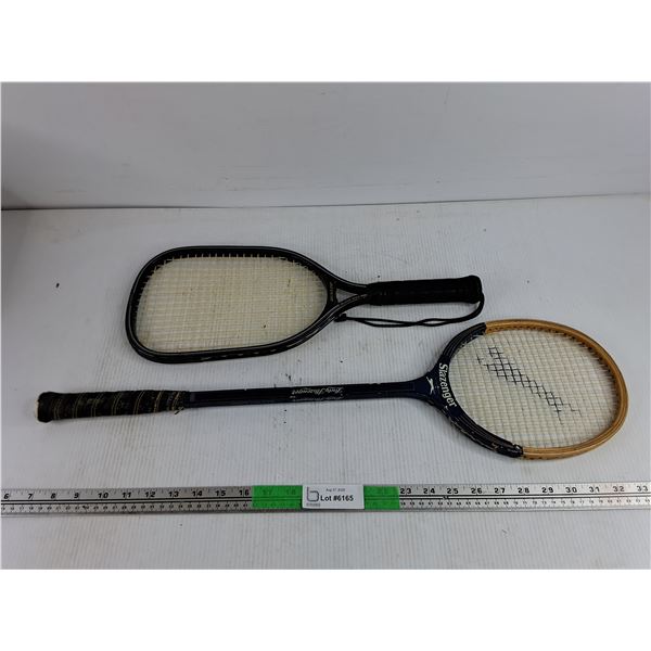 (2) Badminton Rackets - Slazenger, Dunlop