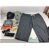 Image 1 : Ball Caps, Ray Ban Case, Shorts - Size L, Pokemon Strategy Guide, Twist Ties, Misc