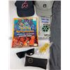 Image 2 : Ball Caps, Ray Ban Case, Shorts - Size L, Pokemon Strategy Guide, Twist Ties, Misc