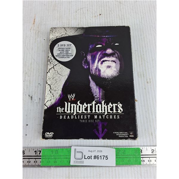 The Undertakers Deadliest Matches 3 DVD Set
