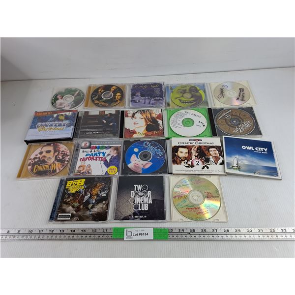 Assorted CDs - Charlottes Web, Owl City, Shania Twain, Misc