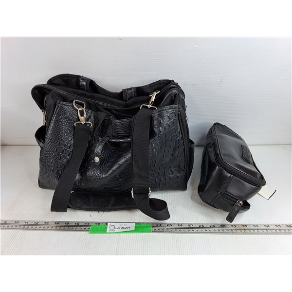 Crocodile Leather Purse & Small Bag