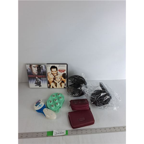 (3) Discs- Prison Break & Addicted To Love, (2) Warmers, Misc