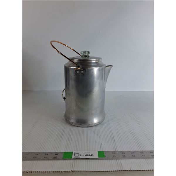 Vintage Comet Aluminum Coffee Percolator 27" ( as is)