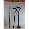 Image 2 : (2) Canes, Screw In Pole (Up to 31", as is)