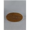 Image 4 : Decorative Bird Wood Carving With Oval Base 10" (as is)