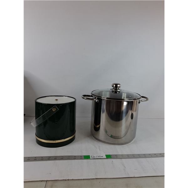 Steel Stock Pot, Ice Bucket (Up to 10", as is)