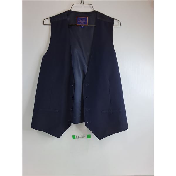 Navy Blue Dress Vest