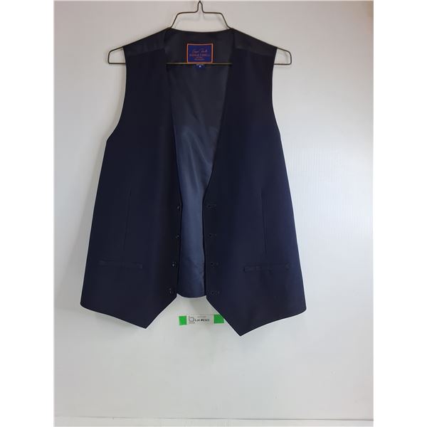 Navy Blue Dress Vest