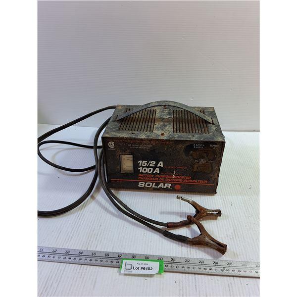 Battery Charger Booster - Turns on