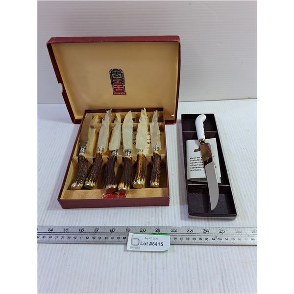 Southern and Richardson Steak Knives, Royal Albert Knife