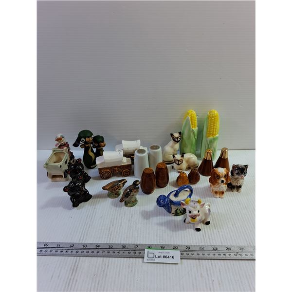Assorted Salt and Pepper Shakers