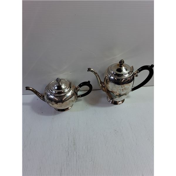 (2) Silver Plated Trays & Silver Plated Plate