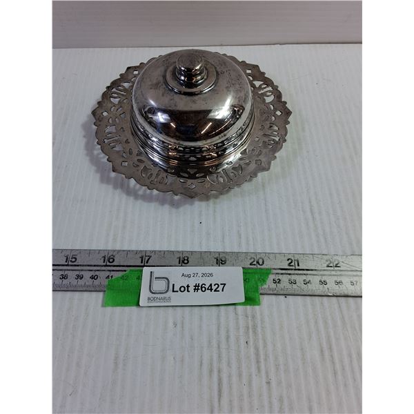 Silver Plated Butter Dish