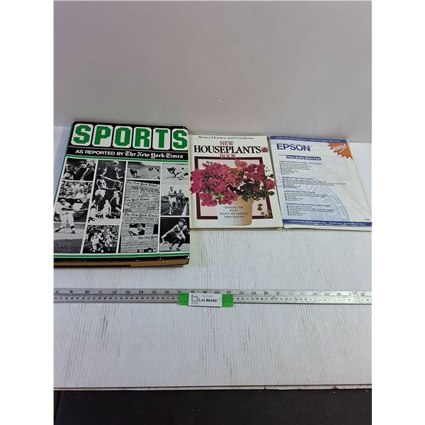 Sports & Houseplants Book & Printing Paper