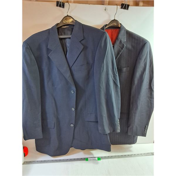 * (2) XL Men's Suit Jackets - Kenneth Cole, Arnold Brant