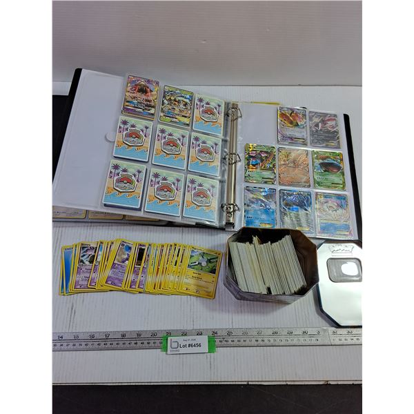 (2) Pokemon Card Binders & Tin, Cannot Authenticate