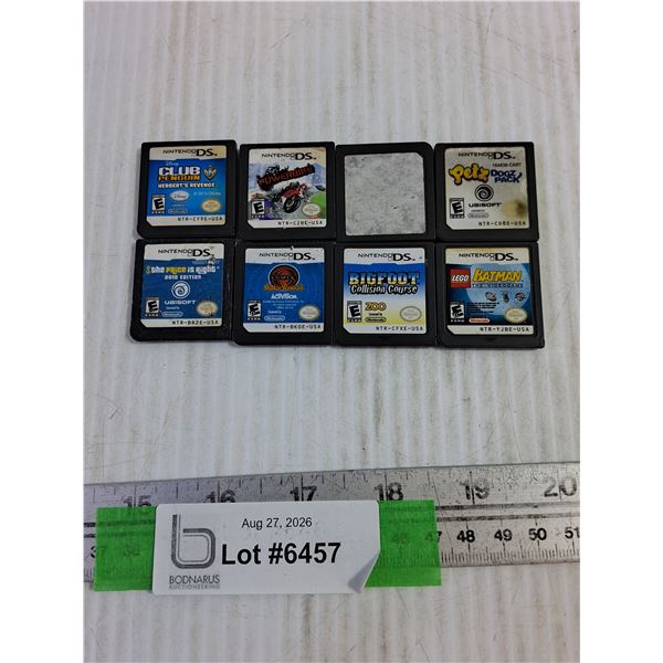 (8) Nintendo DS Games - Untested - LEGO Batman, Powerbike