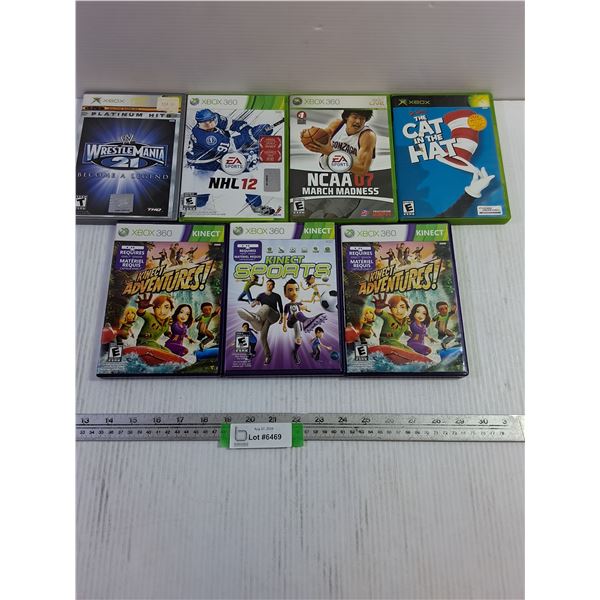 Assorted Xbox Game Discs