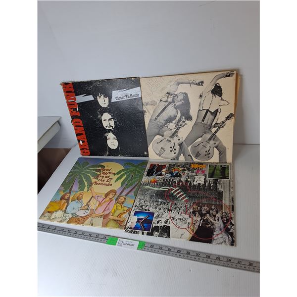(4) Records- Ted Nugent, 10cc, April Wine, Misc.